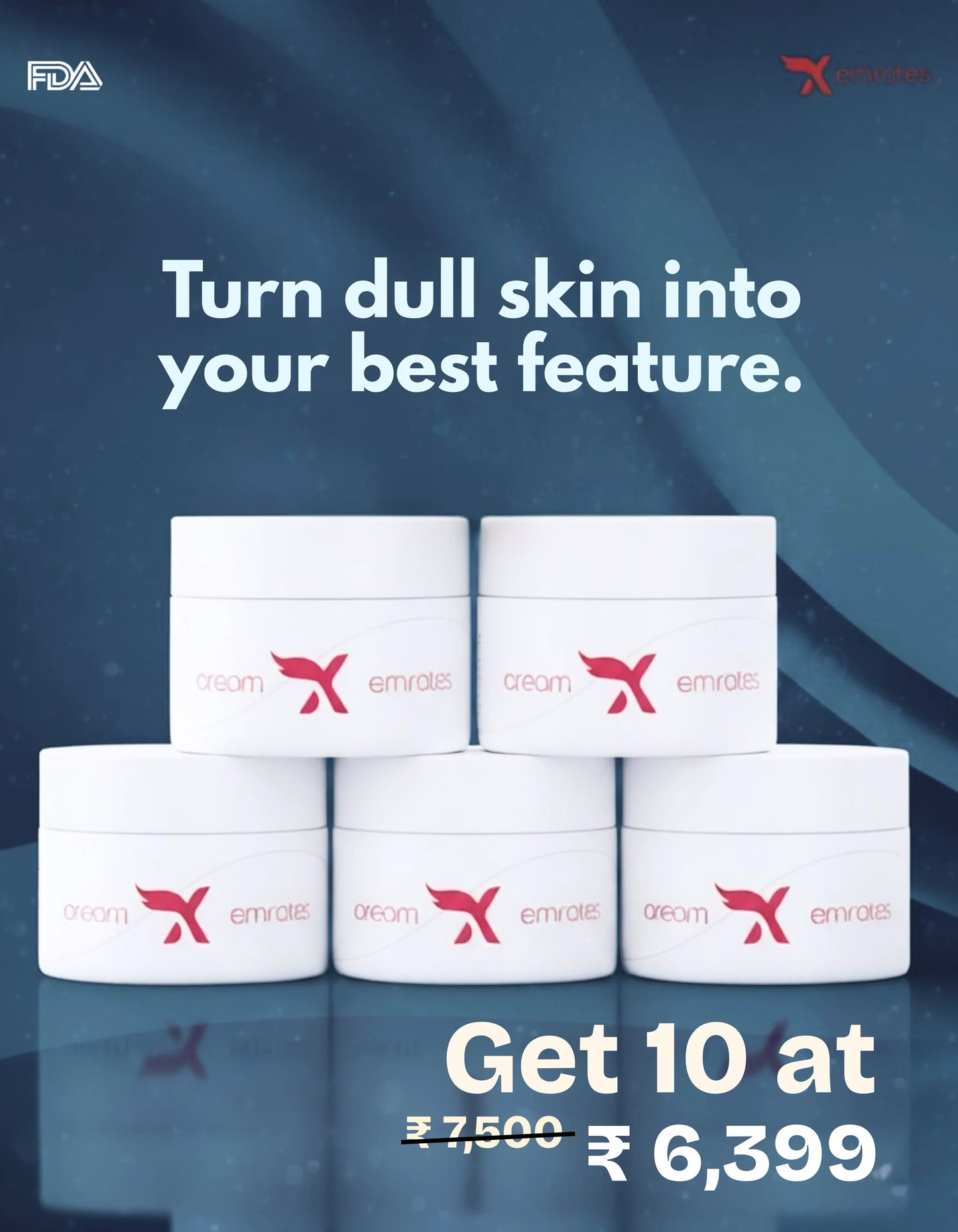 Get 10 Cream X Emirates Face Cream