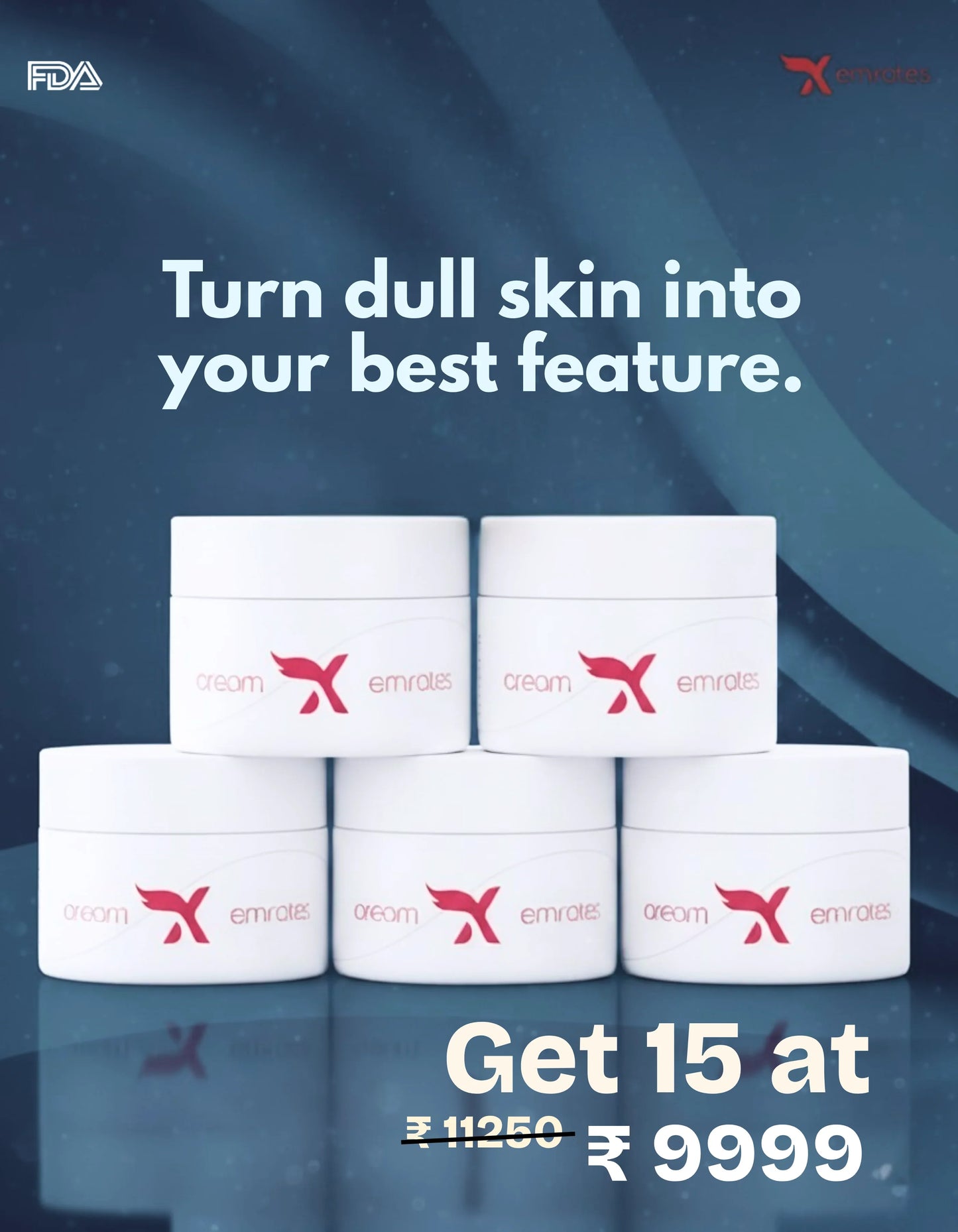 Get 15 Cream X Emirates Face Cream