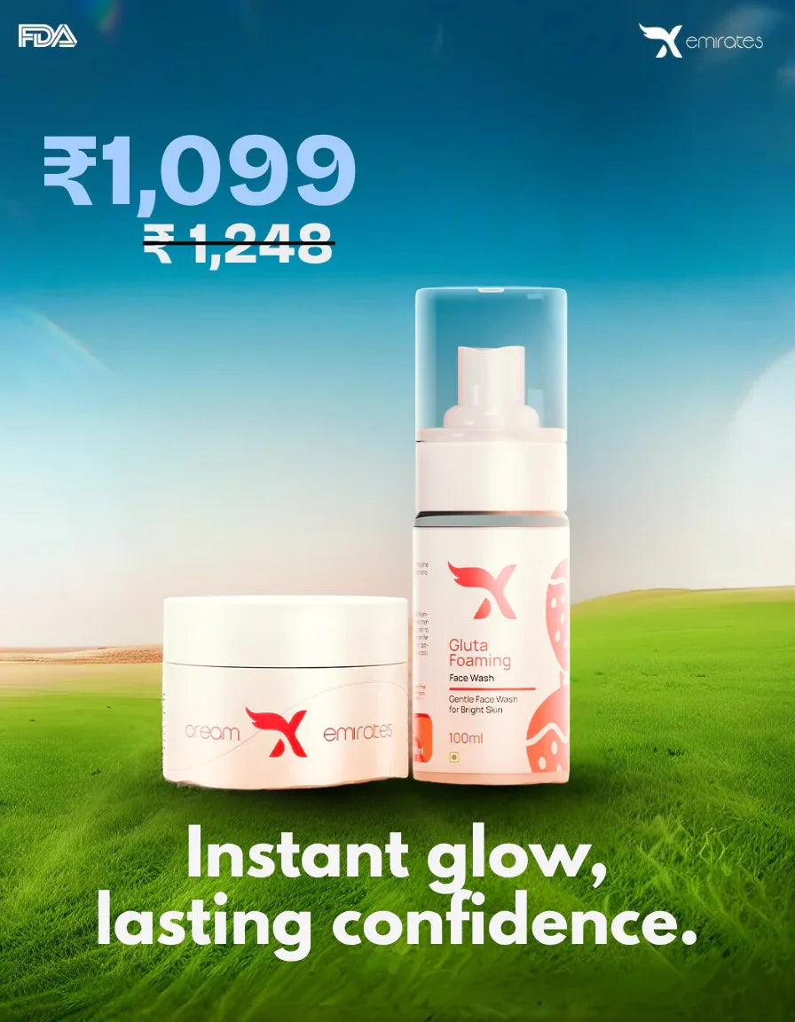 Cream X Emirates + Gluta Foaming Face Wash