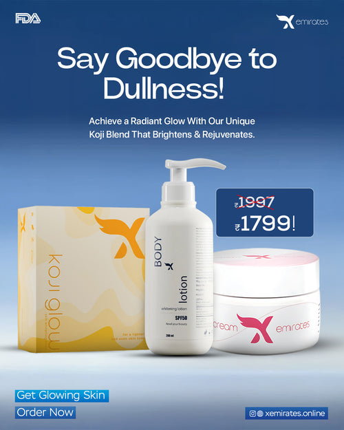 Cream X Emirates + Body Lotion + Koji Glow