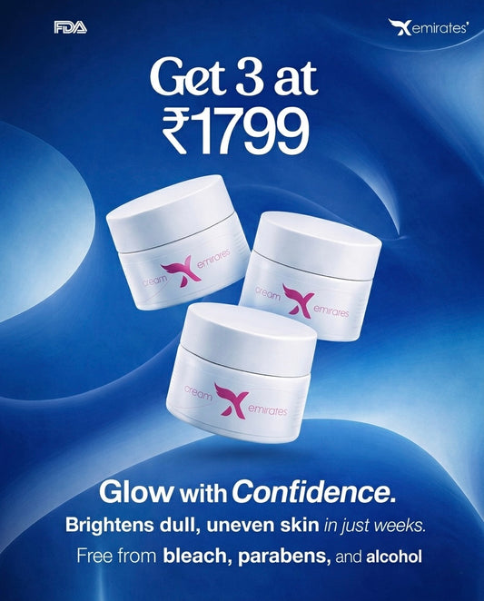 Get 3 Cream X Emirates Face Cream