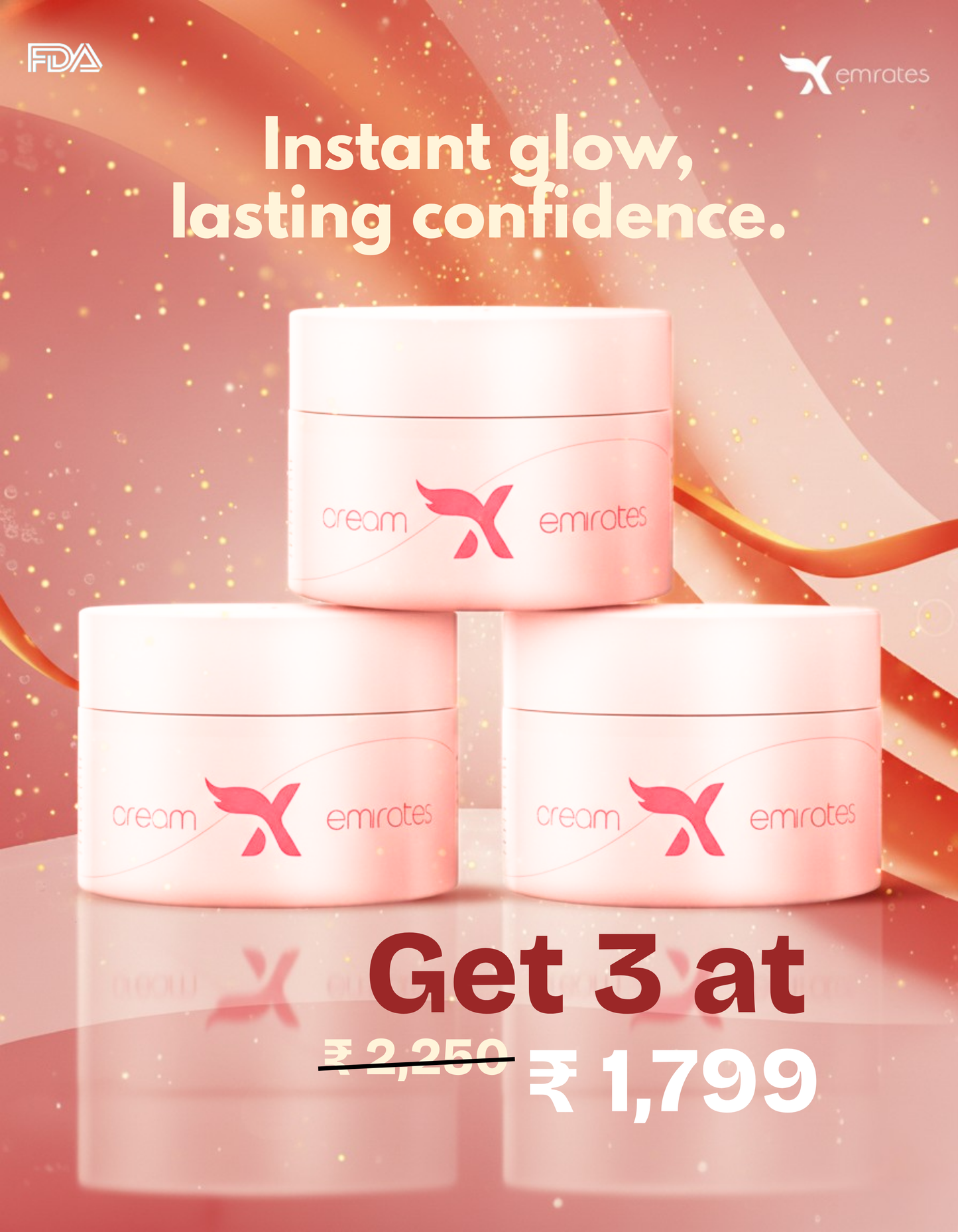 Get 3 Glutathione Face Cream