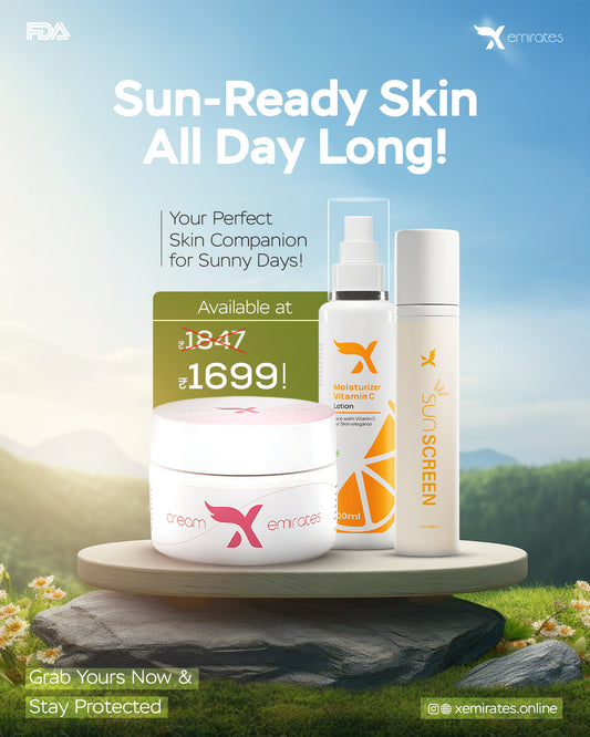 Cream X Emirates + VIT'C Moisturiser + VIT'C Sunscreen