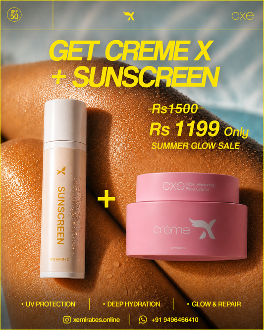 COMBO OFFER — CREME X + VIT'C SUNSCREEN