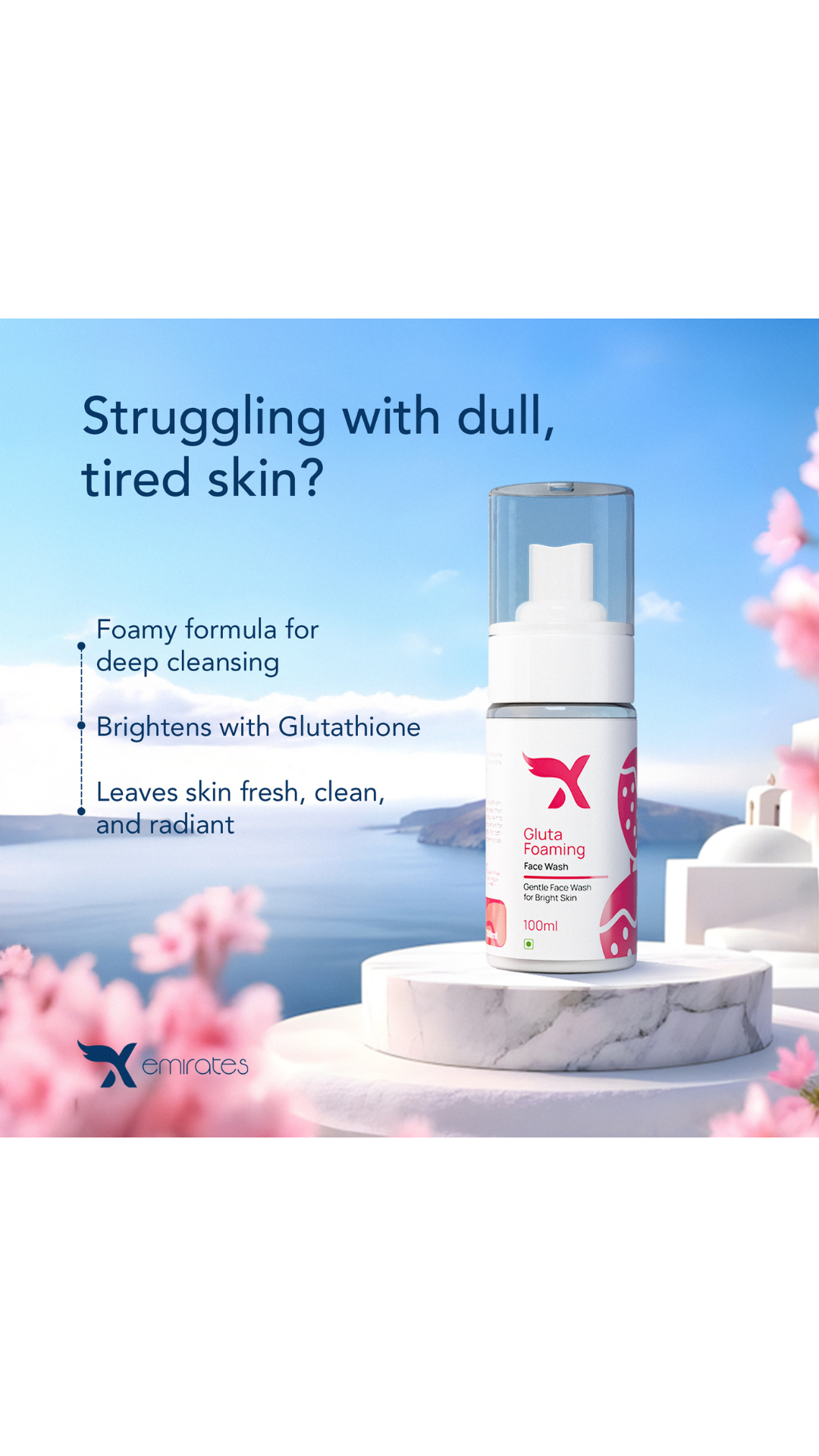 Gluta Foaming Face Wash