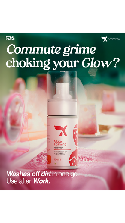 Gluta Foaming Face Wash