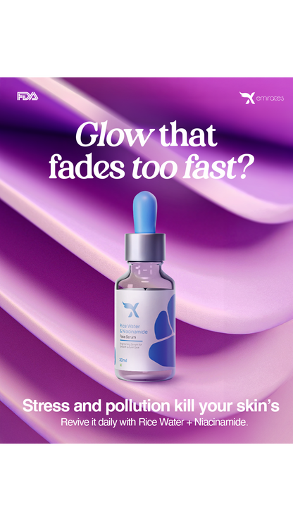 Rice Water + Niacinamide Face Serum