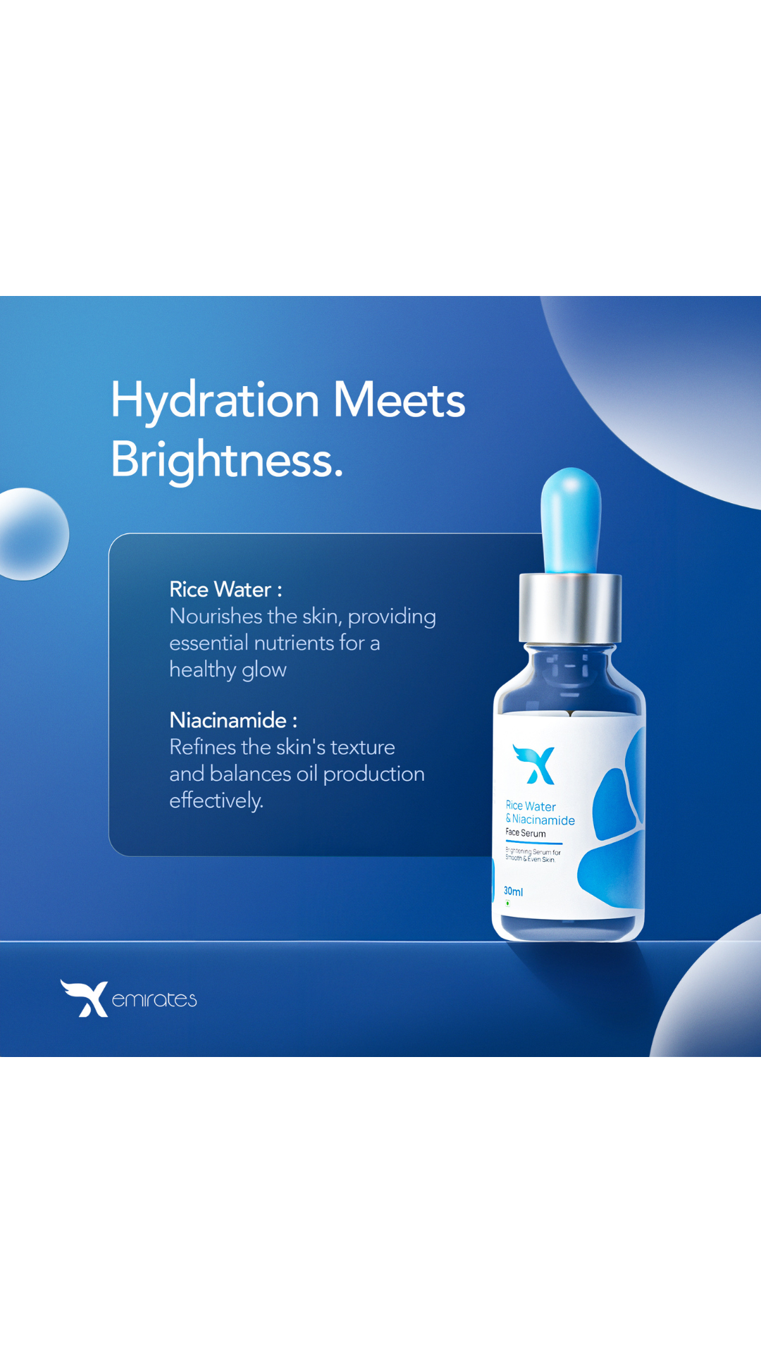 Rice Water + Niacinamide Face Serum