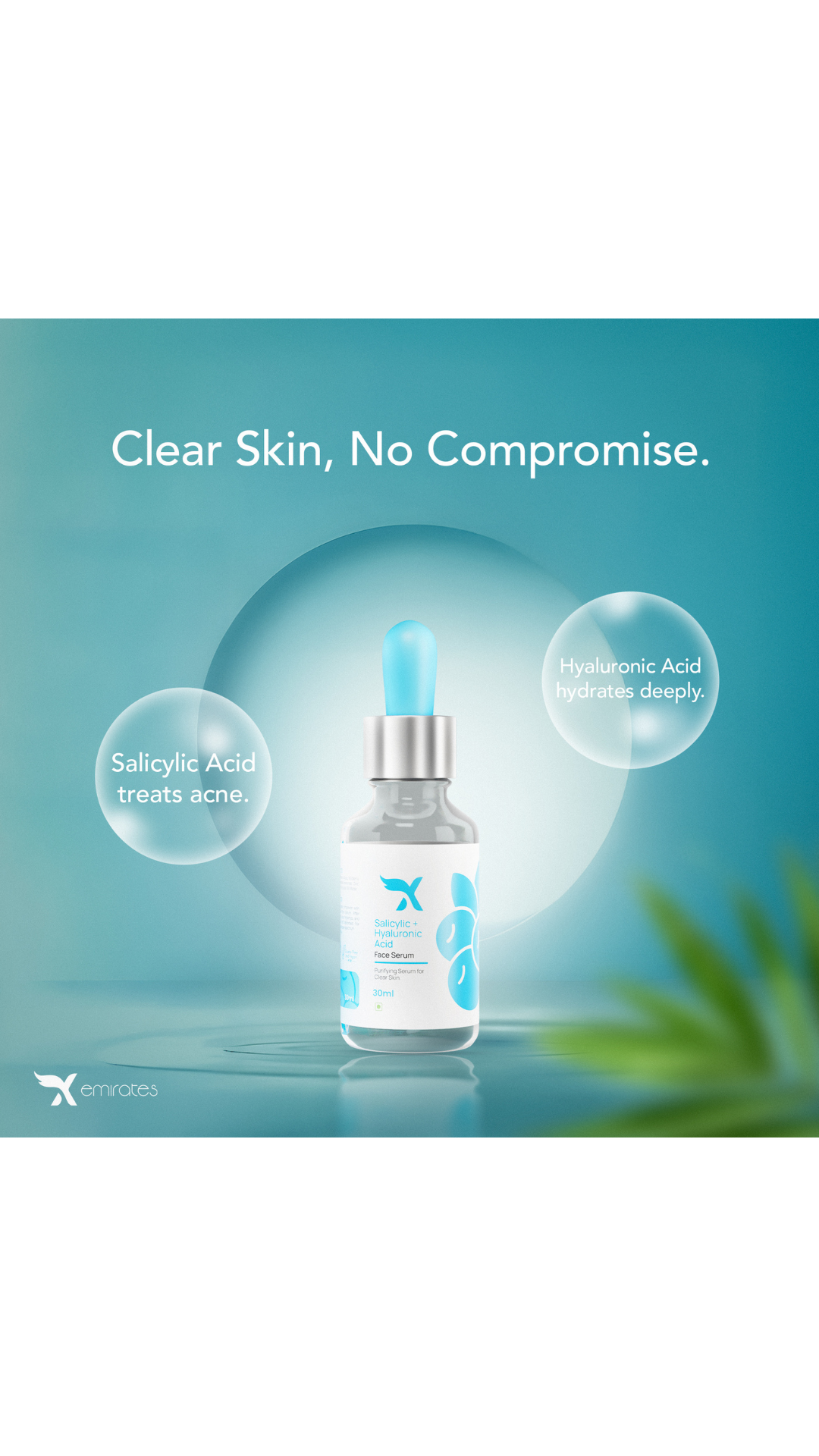 Salicylic+Hyaluronic Acid Face Serum