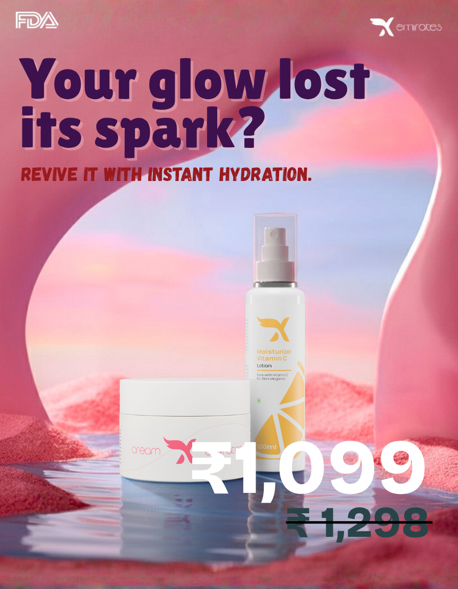 Cream X Emirates + Vitamin C moisturiser